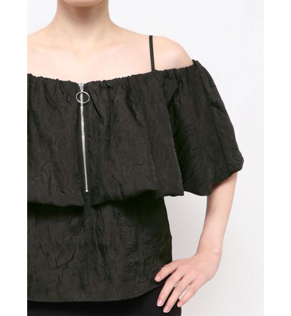 LAGUNAMOON「4WAYジャガードオフショルブラウス」|シャツ・ブラウス|