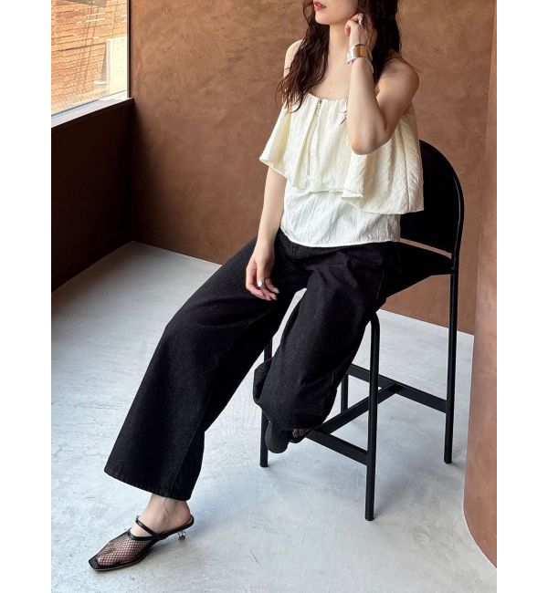 LAGUNAMOON「4WAYジャガードオフショルブラウス」|シャツ・ブラウス|