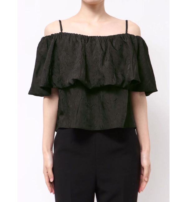 LAGUNAMOON「4WAYジャガードオフショルブラウス」|シャツ・ブラウス|