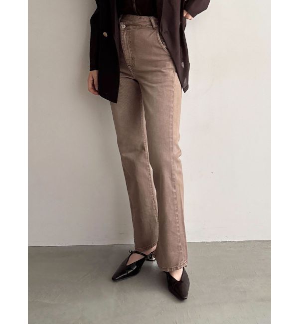 LAGUNAMOON「スリムフレアデニムパンツ」|デニム|