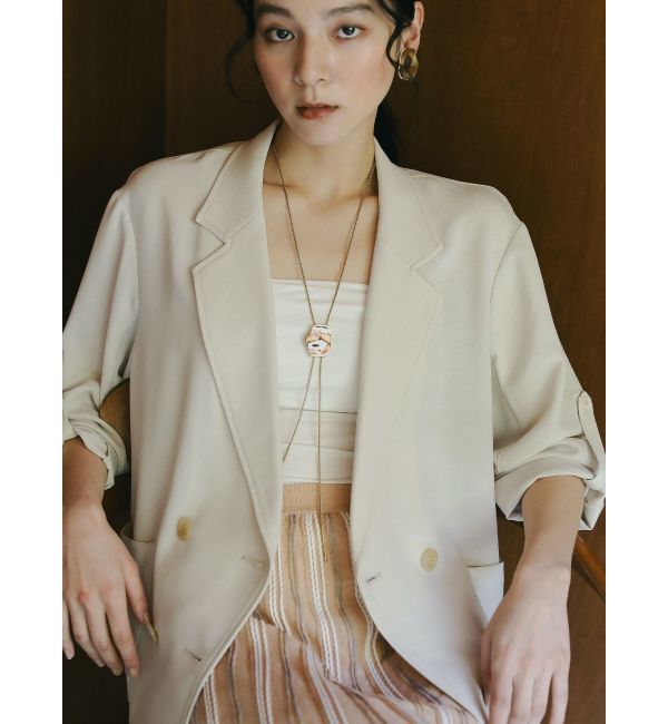 LAGUNAMOON「【追加生産】ロールアップジャケット」|テーラードジャケット|