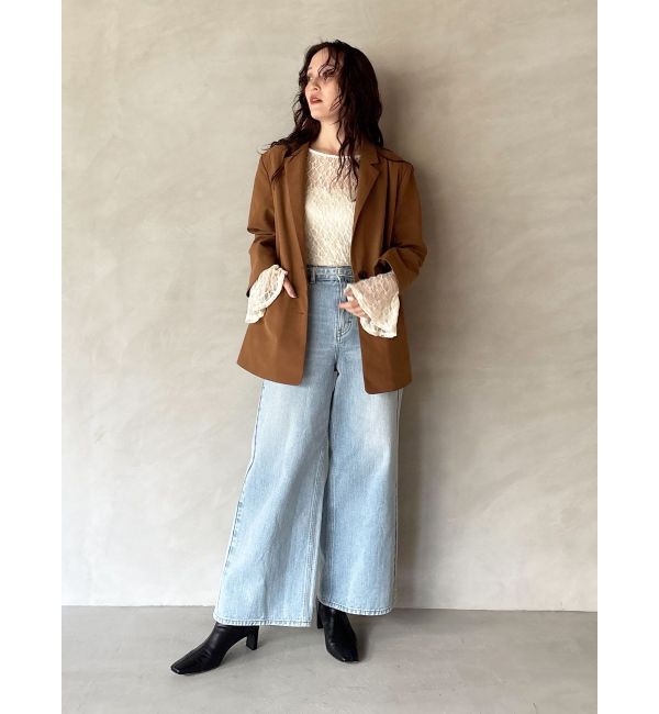 LAGUNAMOON「スエードライクジャケット」|テーラードジャケット|