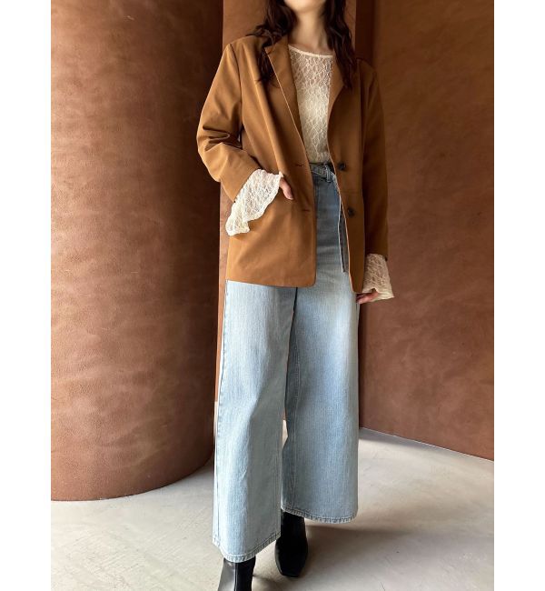 LAGUNAMOON「スエードライクジャケット」|テーラードジャケット|