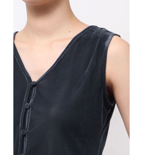 LAGUNAMOON「2WAYライトベロアタンク」|タンクトップ|