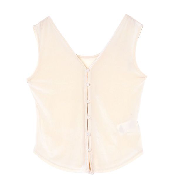 LAGUNAMOON「2WAYライトベロアタンク」|タンクトップ|