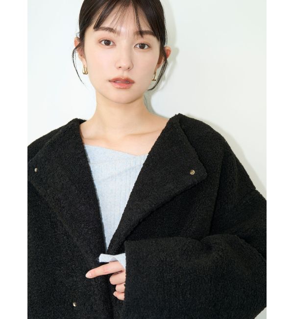 LAGUNAMOON「【REVIVAL】ボアブルゾン」|ブルゾン・スタジャン|