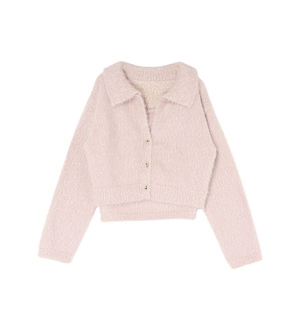 LAGUNAMOON「ヘアリーラメアンサンブル」|カーディガン|