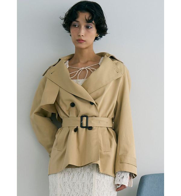 LAGUNAMOON「ミディアムトレンチコート」|トレンチコート|