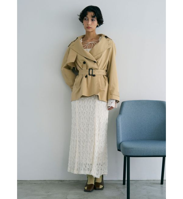 LAGUNAMOON「ミディアムトレンチコート」|トレンチコート|