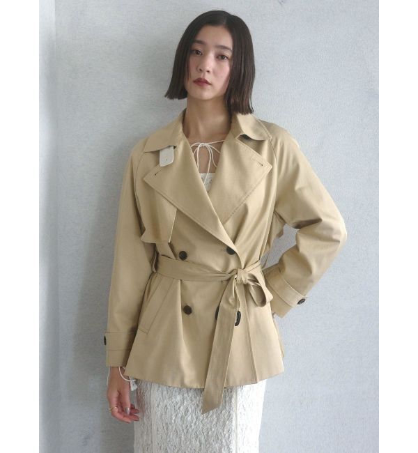 LAGUNAMOON「ミディアムトレンチコート」|トレンチコート|