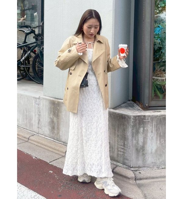 LAGUNAMOON「ミディアムトレンチコート」|トレンチコート|