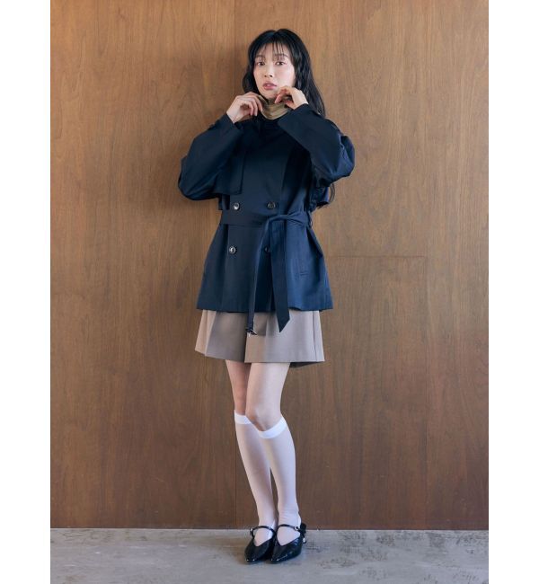 LAGUNAMOON「ミディアムトレンチコート」|トレンチコート|
