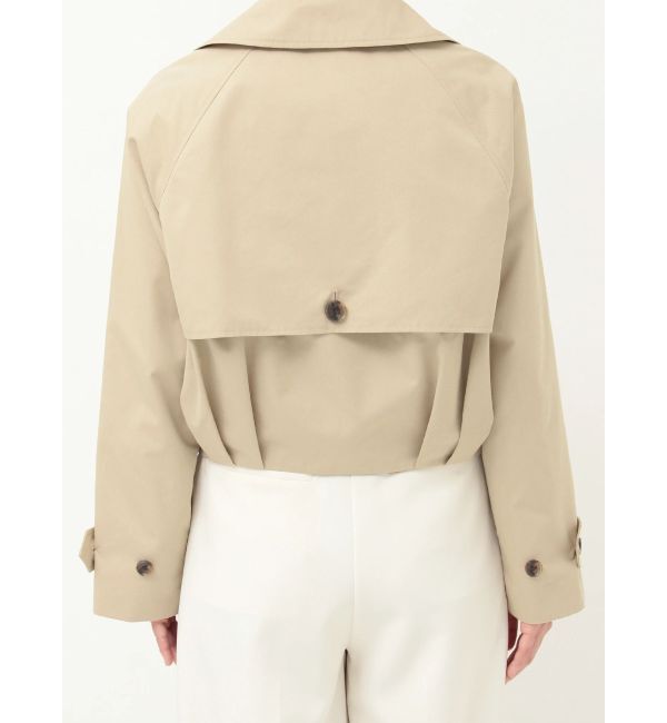 LAGUNAMOON「タックヘムトレンチライクショートブルゾン」|ブルゾン・スタジャン|