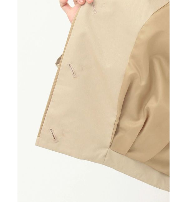 LAGUNAMOON「タックヘムトレンチライクショートブルゾン」|ブルゾン・スタジャン|