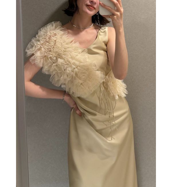 LAGUNAMOON「【ソンイさんコラボ】LADYチュールショールキャミドレス」|ドレス|