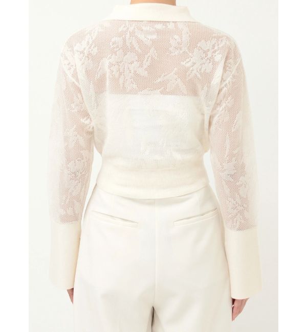 LAGUNAMOON「シアージャガードカーデニットプルオーバー」|ニット・セーター|