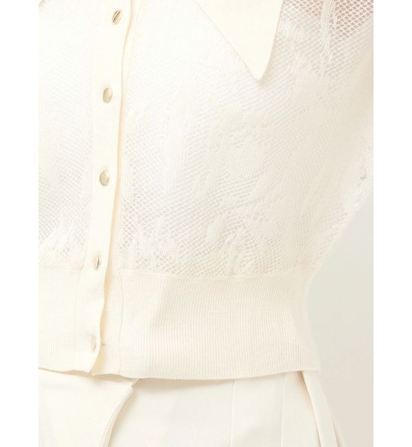 LAGUNAMOON「シアージャガードカーデニットプルオーバー」|ニット・セーター|