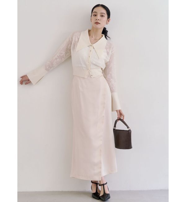 LAGUNAMOON「シアージャガードカーデニットプルオーバー」|ニット・セーター|