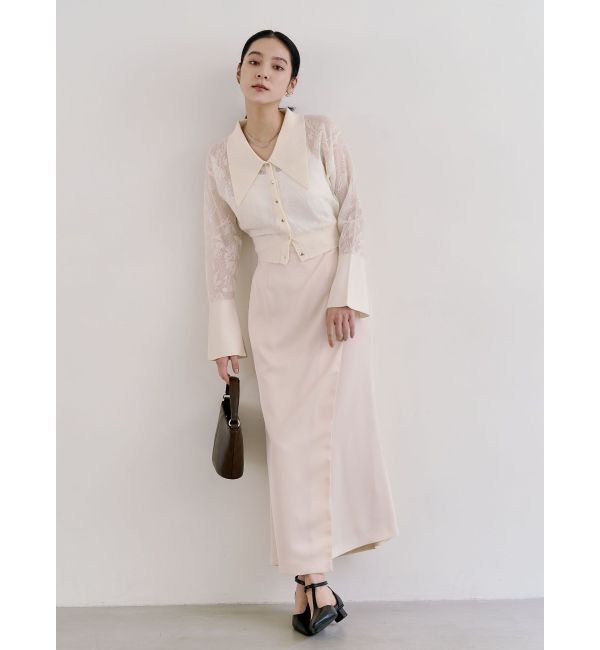 LAGUNAMOON「シアージャガードカーデニットプルオーバー」|ニット・セーター|