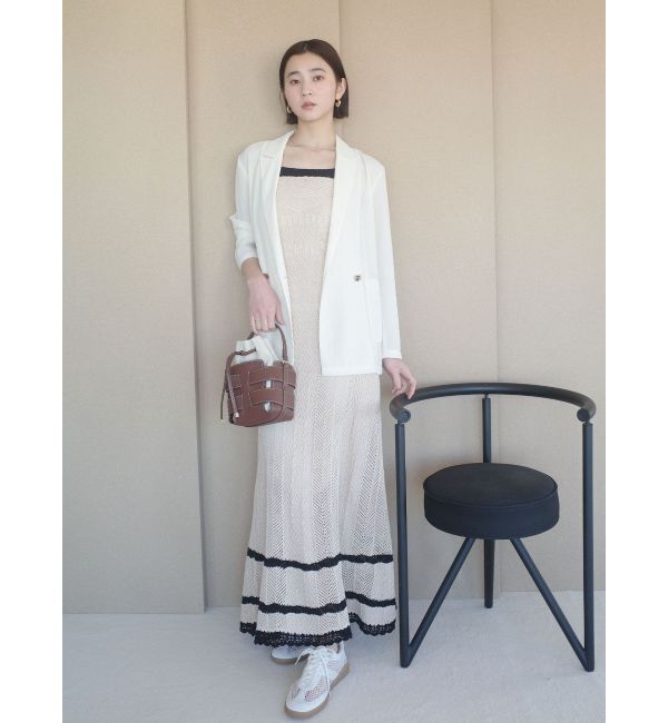 LAGUNAMOON「メッシュダブルテーラードジャケット」|テーラードジャケット|