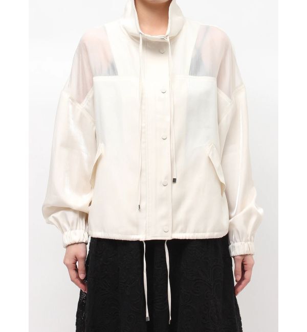 LAGUNAMOON「コントラストハイネックブルゾン」|ブルゾン・スタジャン|