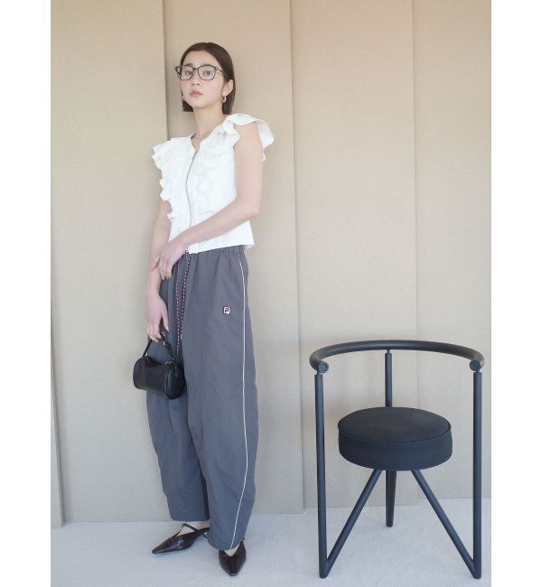 LAGUNAMOON「WZIPフリルブラウス」|シャツ・ブラウス|