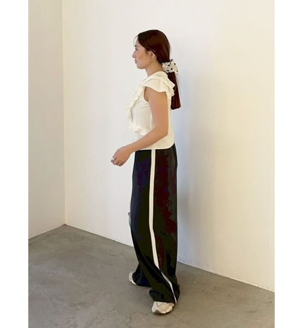 LAGUNAMOON「WZIPフリルブラウス」|シャツ・ブラウス|