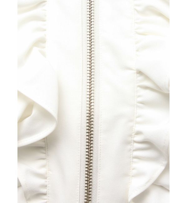 LAGUNAMOON「WZIPフリルブラウス」|シャツ・ブラウス|