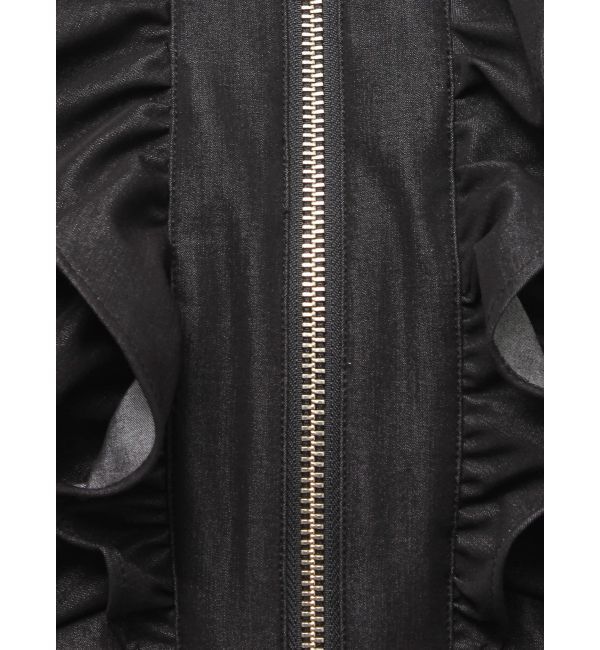 LAGUNAMOON「WZIPフリルブラウス」|シャツ・ブラウス|