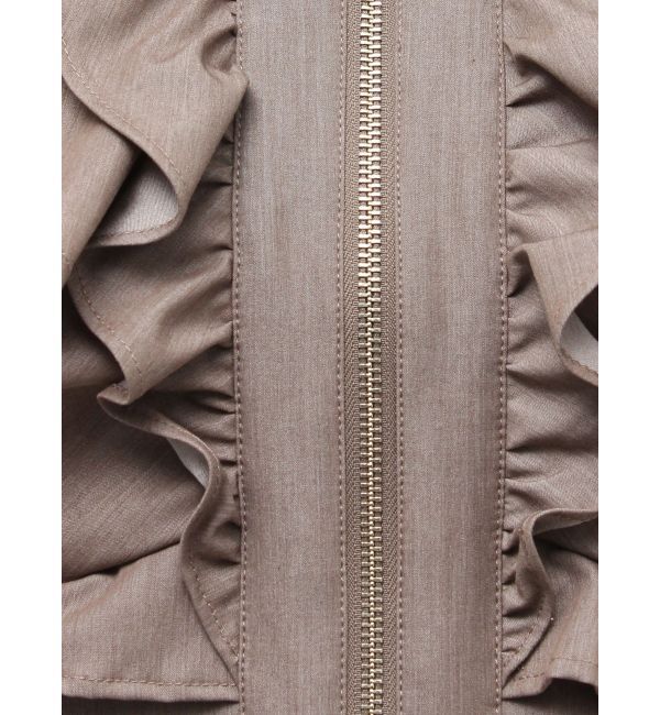 LAGUNAMOON「WZIPフリルブラウス」|シャツ・ブラウス|