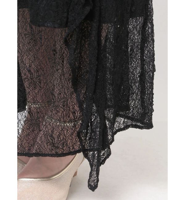 LAGUNAMOON「LADYレースフリルデザインボレロキャミワンピース」|ドレス|