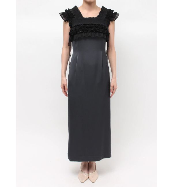 LAGUNAMOON「LADYミックステクスチャーボレロキャミワンピース」|ワンピース|