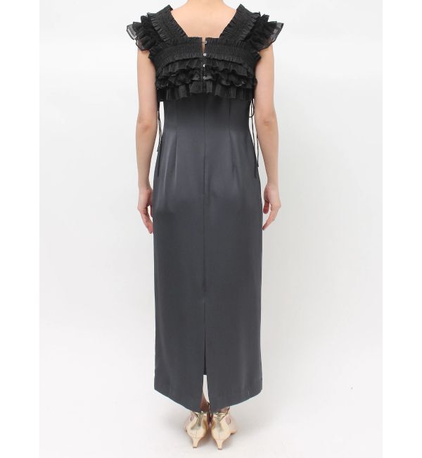 LAGUNAMOON「LADYミックステクスチャーボレロキャミワンピース」|ワンピース|