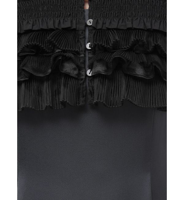 LAGUNAMOON「LADYミックステクスチャーボレロキャミワンピース」|ワンピース|