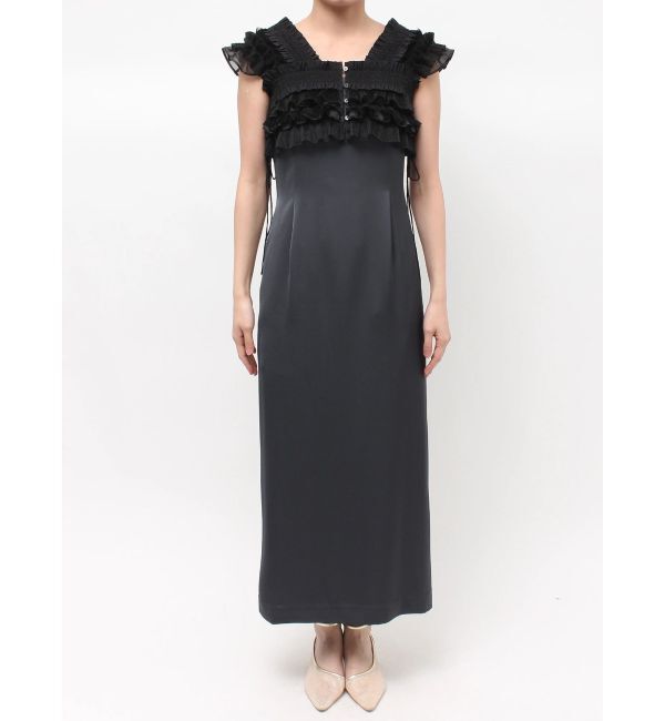 LAGUNAMOON「LADYミックステクスチャーボレロキャミワンピース」|ワンピース|