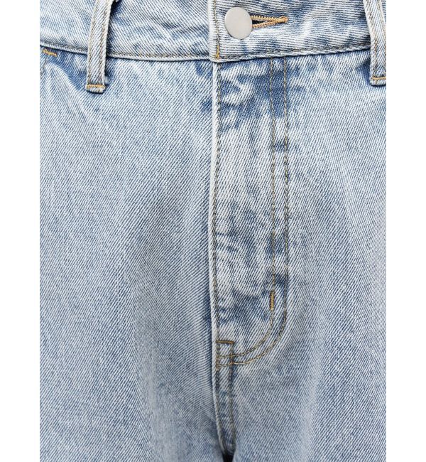 LAGUNAMOON「セミワイドカーブデニムパンツ」|デニム|