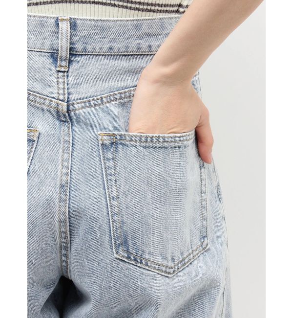 LAGUNAMOON「セミワイドカーブデニムパンツ」|デニム|