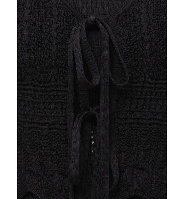 LAGUNAMOON「スカラップヘムレースニットアンサンブル」|ニット・セーター|