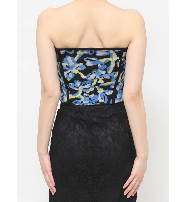 EVRIS「コルセットデザインジャガードビスチェ」|キャミソール|