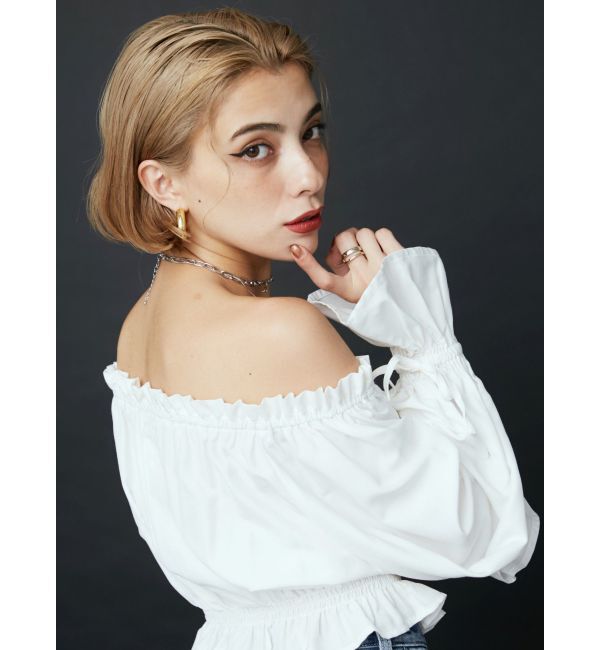 EVRIS「WIDE HOOP ピアス」|ピアス|