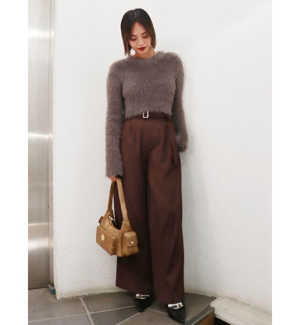 EVRIS「ハイウエストワイドパンツ」|その他|