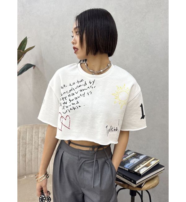 EVRIS「オリジナルグラフィックスウェットTシャツ」|Tシャツ・カットソー|