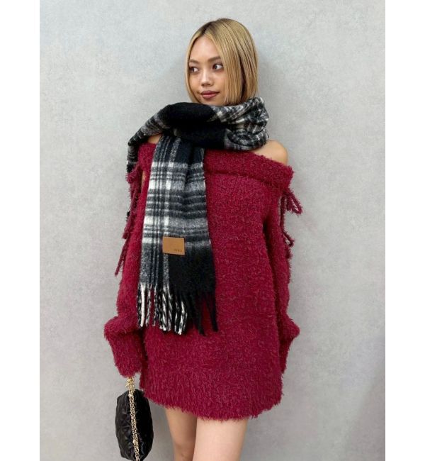 EVRIS「リボンオフショルニットワンピース」|ワンピース|