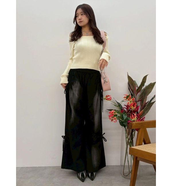 EVRIS「2WAYバックリボンニットトップス」|ニット・セーター|