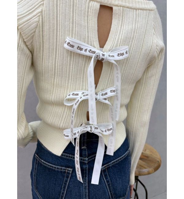 EVRIS「2WAYバックリボンニットトップス」|ニット・セーター|