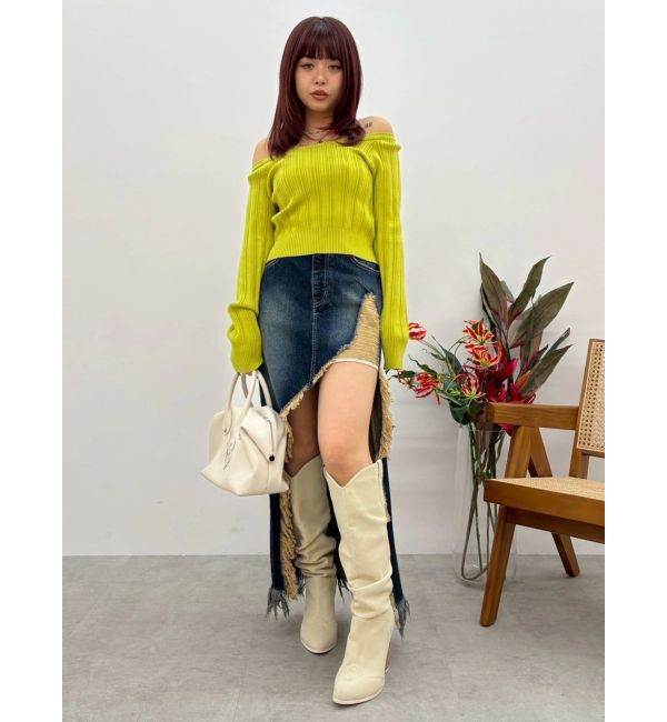 EVRIS「2WAYバックリボンニットトップス」|ニット・セーター|