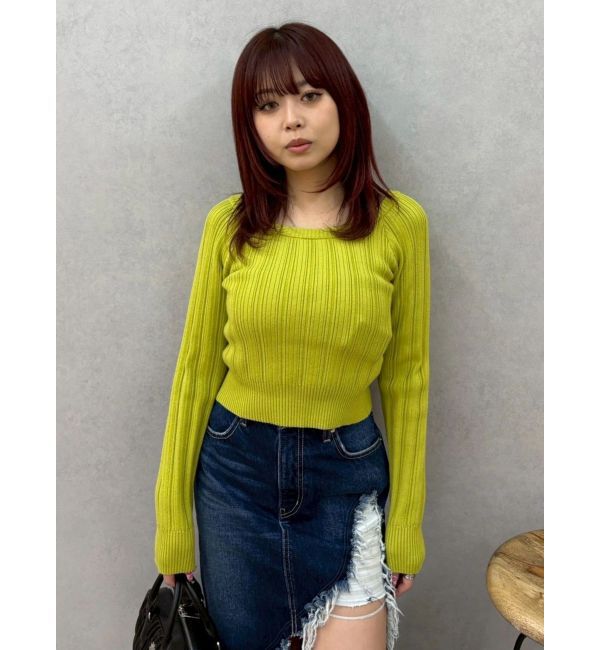 EVRIS「2WAYバックリボンニットトップス」|ニット・セーター|