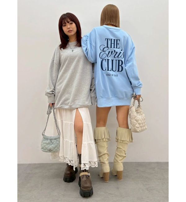EVRIS「THE EVRIS CLUB BIG スウェットトップス」|スウェット・ジャージ|