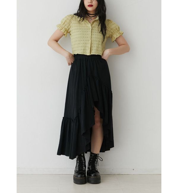 jouetie「レースパフスリーブブラウス」|シャツ・ブラウス|