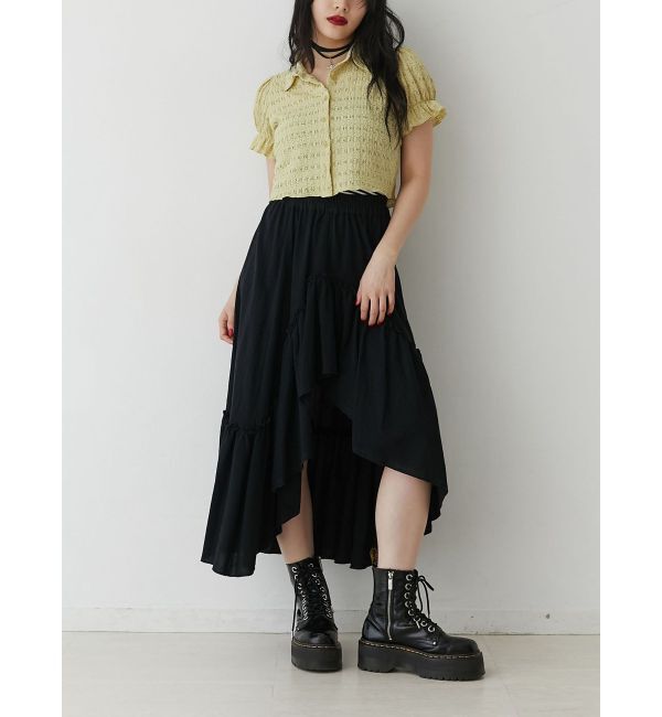 jouetie「レースパフスリーブブラウス」|シャツ・ブラウス|